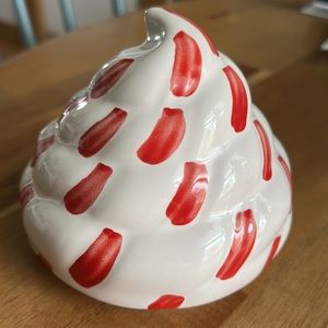 Rae Dunn Ceramic Peppermint Mocha whipped cup lid